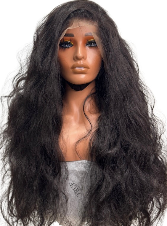Lux Raw Wavy 13" by 6" HD Frontal Wig