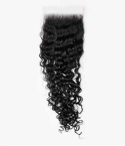 RAW BURMESE CURLY HD 5"by 5" CLOSURE
