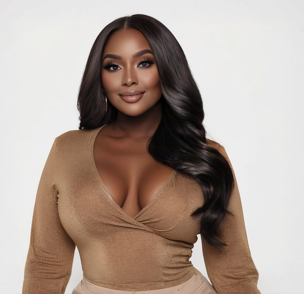 LUX RAW INDIAN WAVY 5” by 5” HD CLOSURE WIG