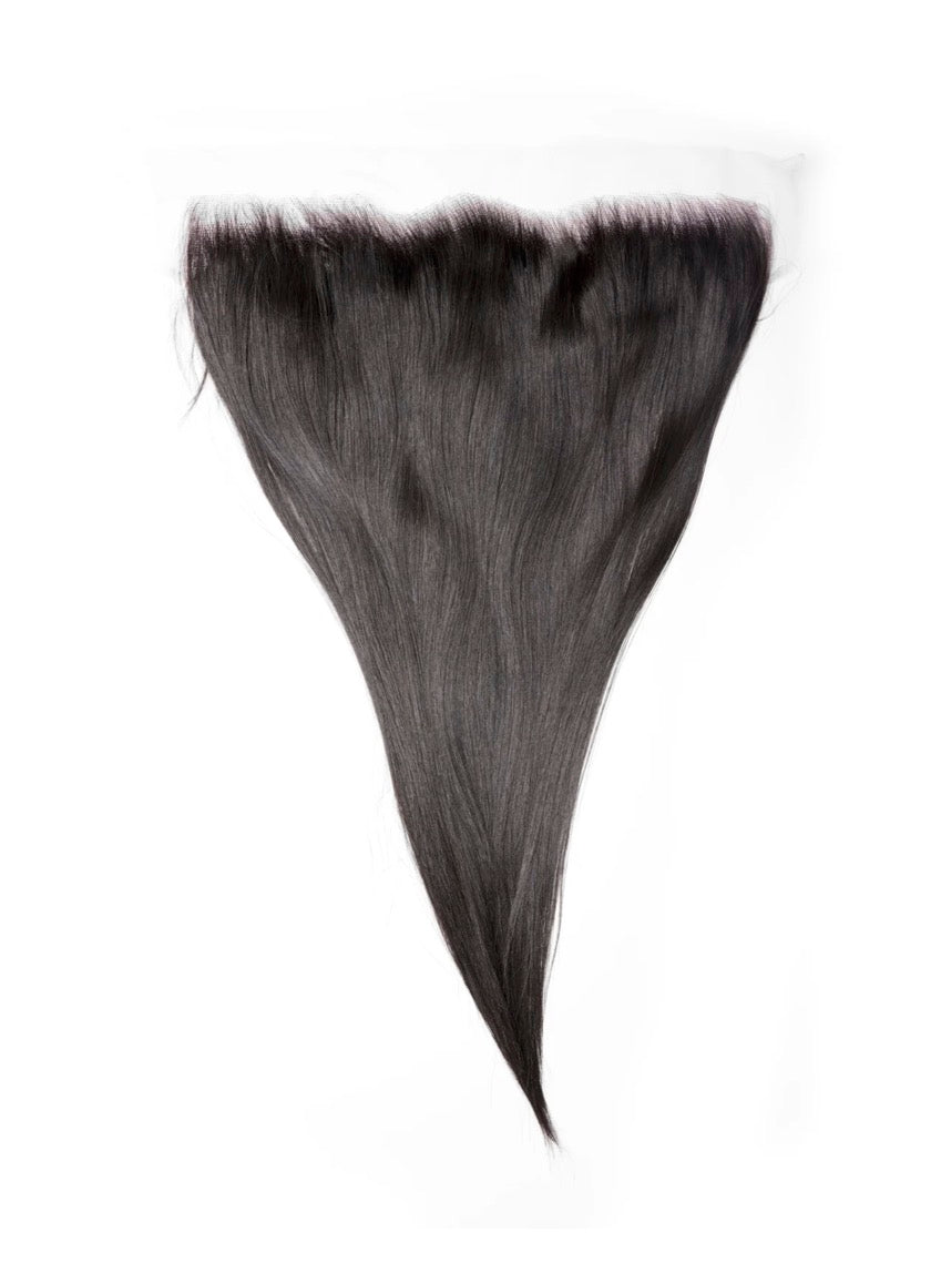 RAW STRAIGHT CAMBODIAN 13" by 4" HD FRONTAL