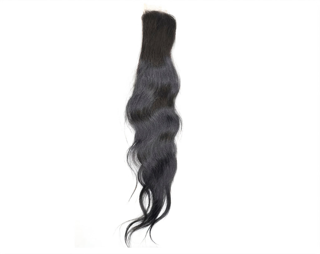 2" by 6" RAW WAVY HD LACE CLOSURE