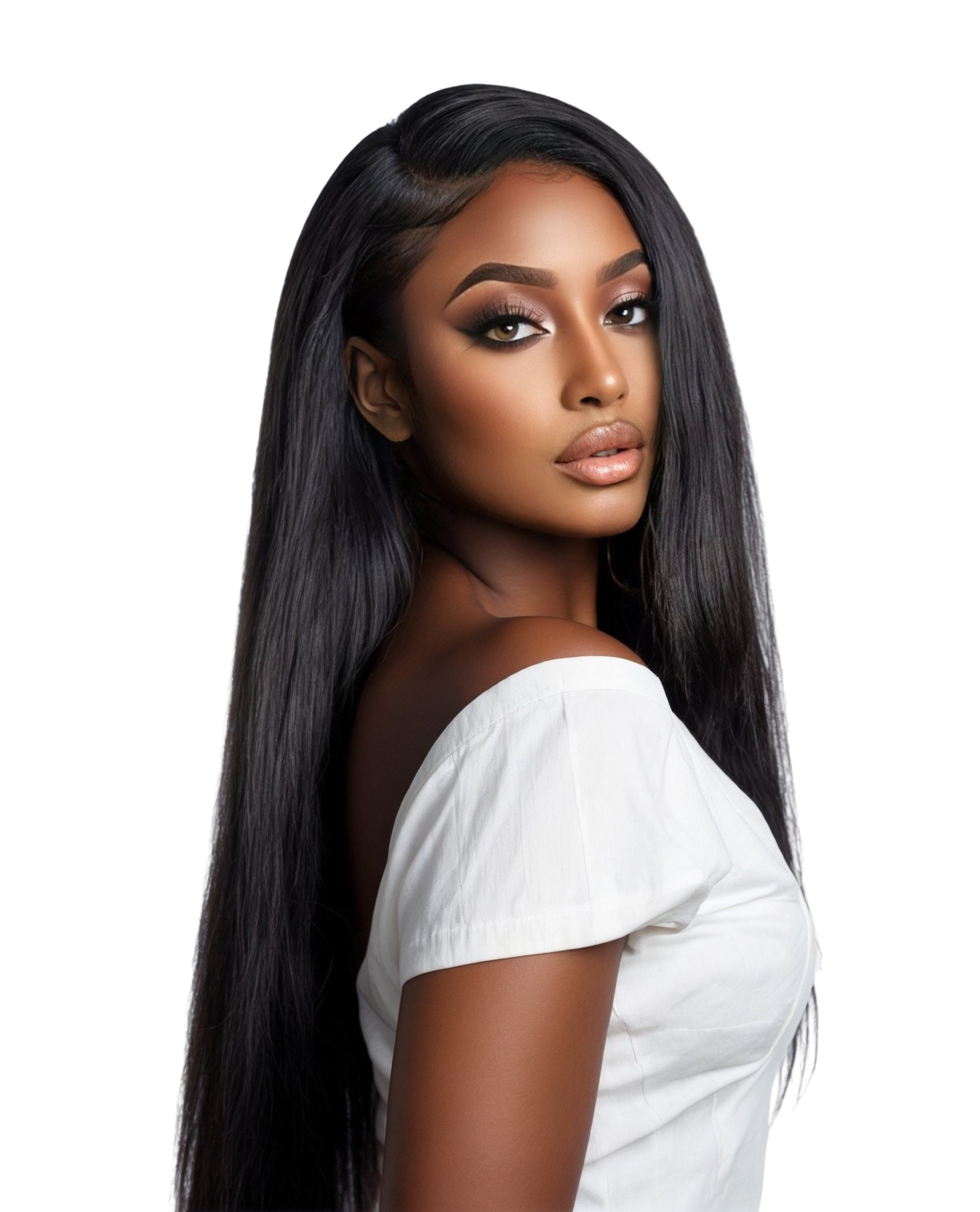 LUX RAW STRAIGHT 13" by 4" FRONTAL WIG
