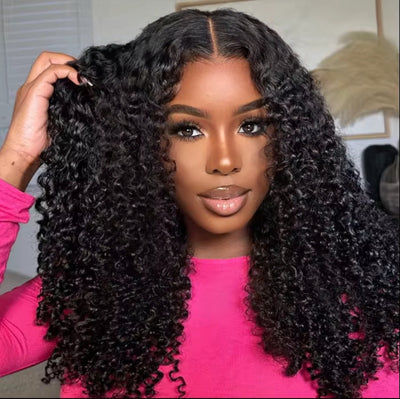 LUX BURMESE CURLY 13” by 4” HD FRONTAL WIG